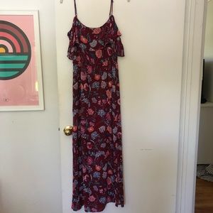 Lucky floral maxi dress